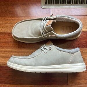 Hey Dude Men's Loafers - Light Gray